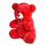 ToysTender Cuddly Sitting Red Stuffed Teddy Bear Soft Toy Valentine Gift 15 Inch